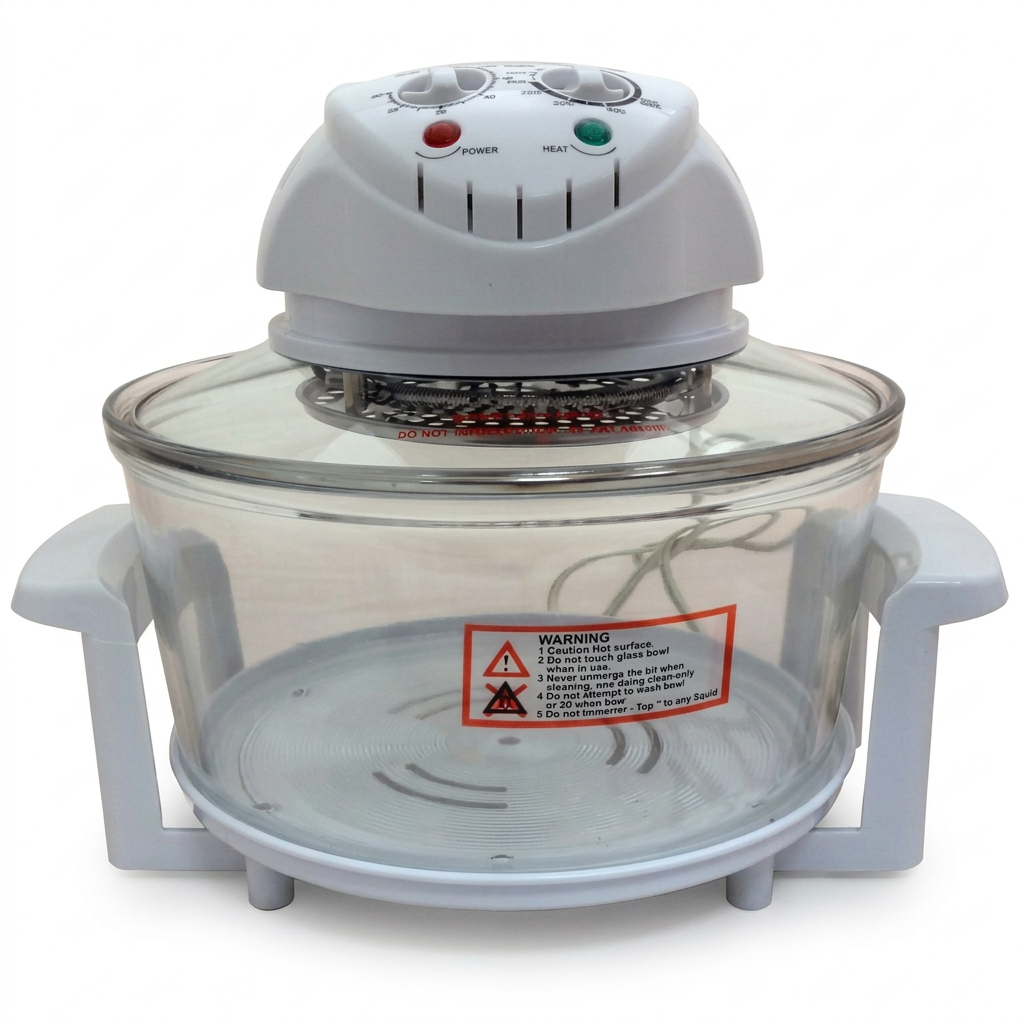 Convection oven and dehydrator on white