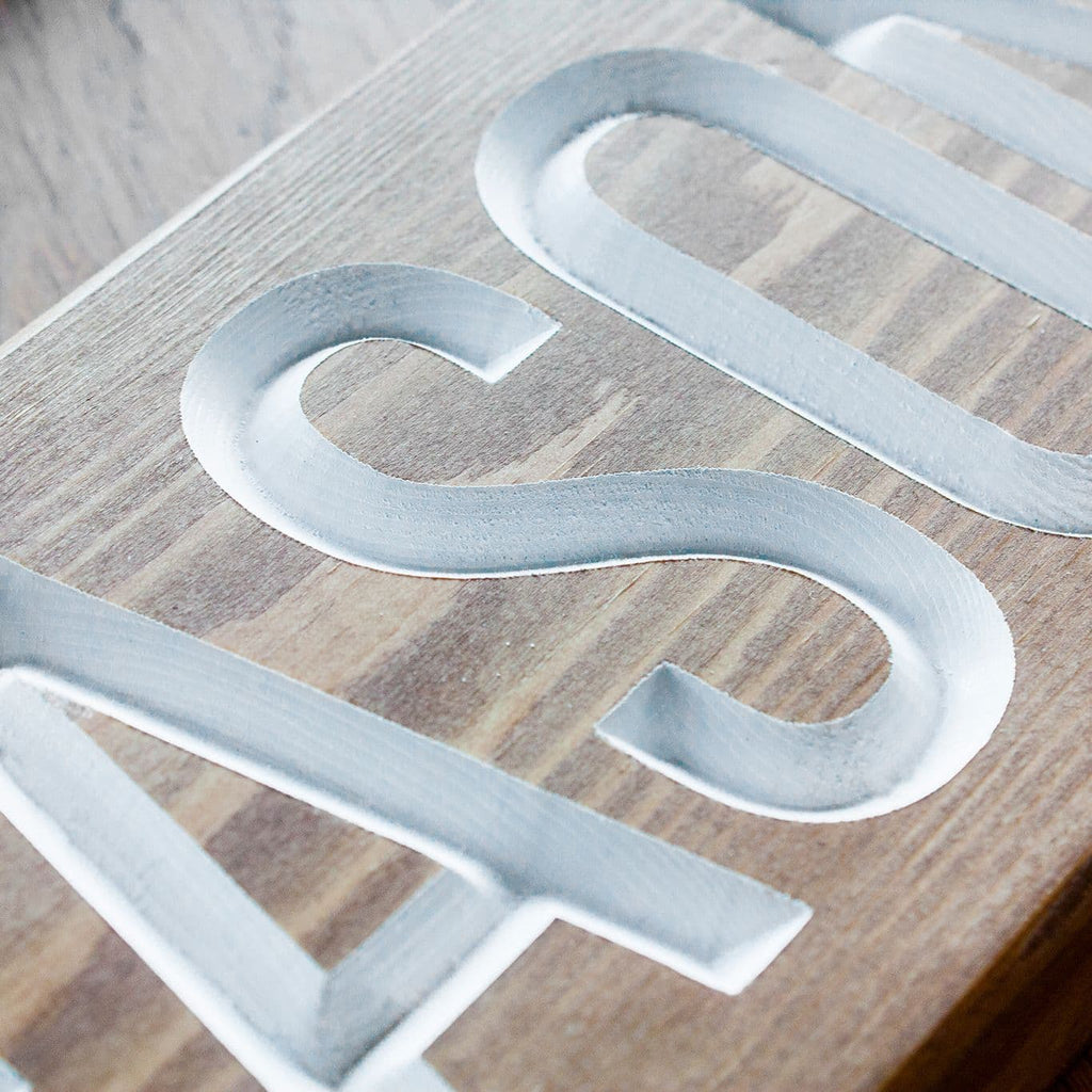 Engraved Seasons Greetings Wall Sign