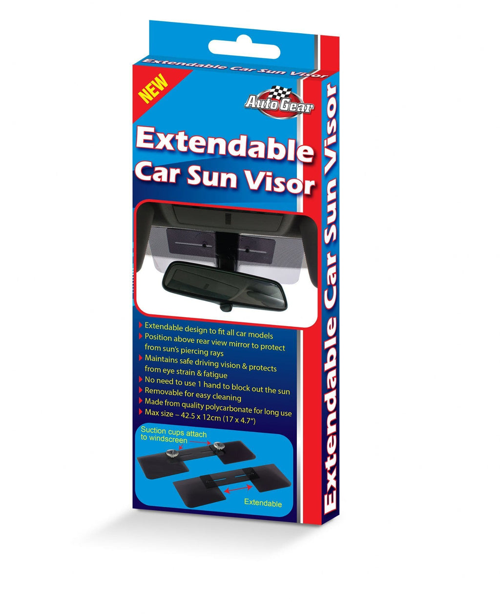 Extendable Central Car Visor