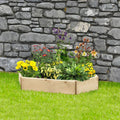 Timber Raised Bed Hexagonal Extended Sizes