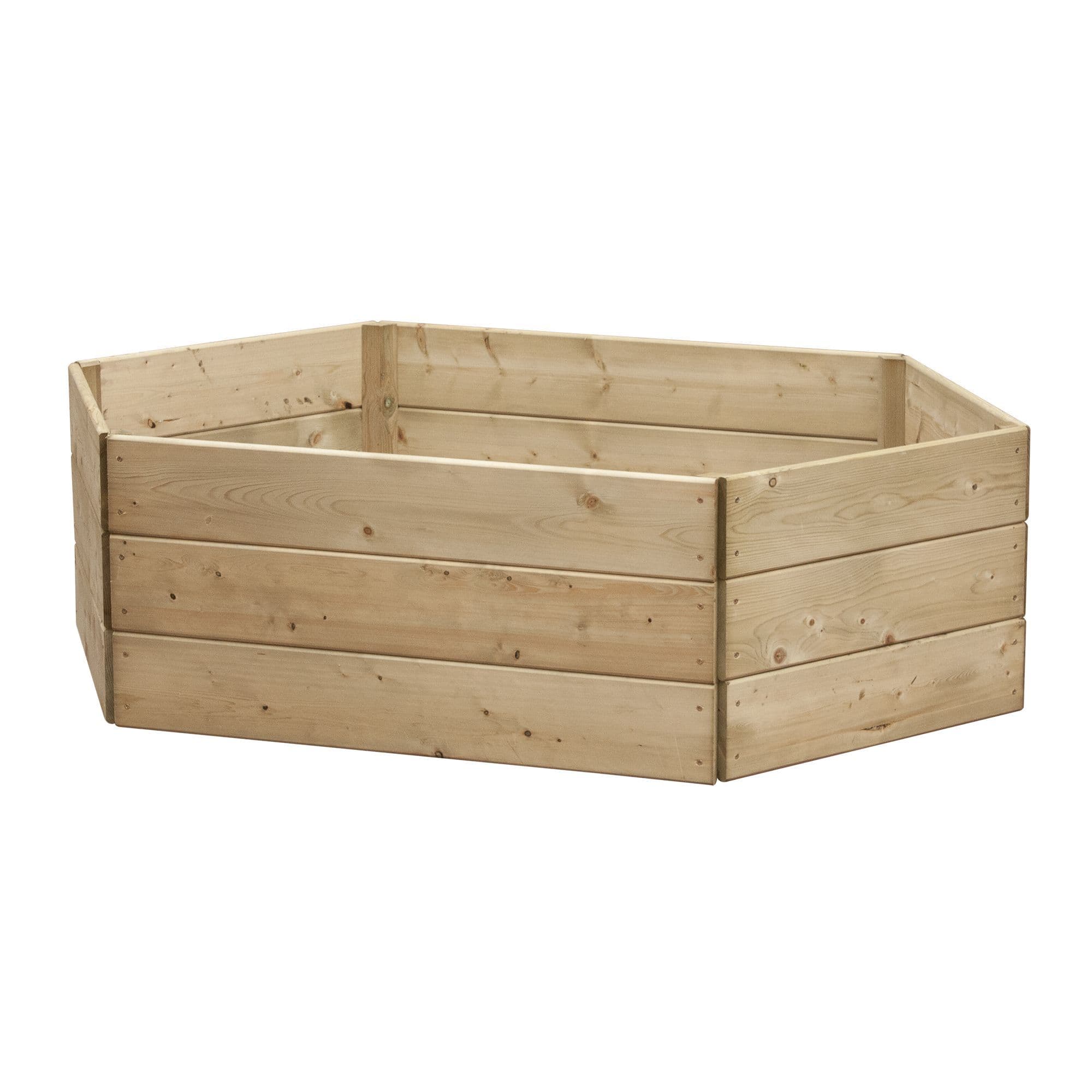 Greena Extended Hexagonal Raised Bed - 3 Tiers