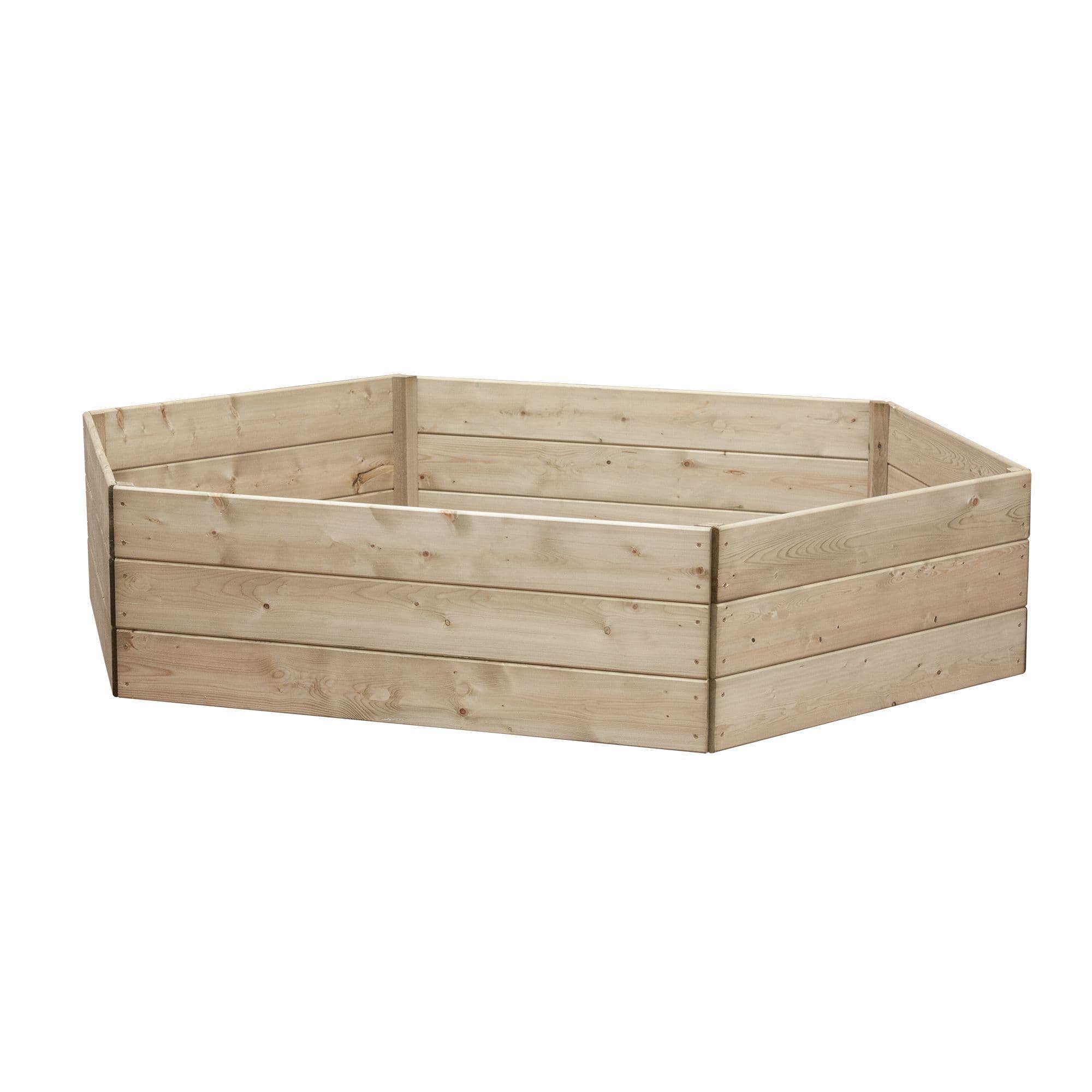 Greena Extended Hexagonal Raised Bed - 3 Tiers