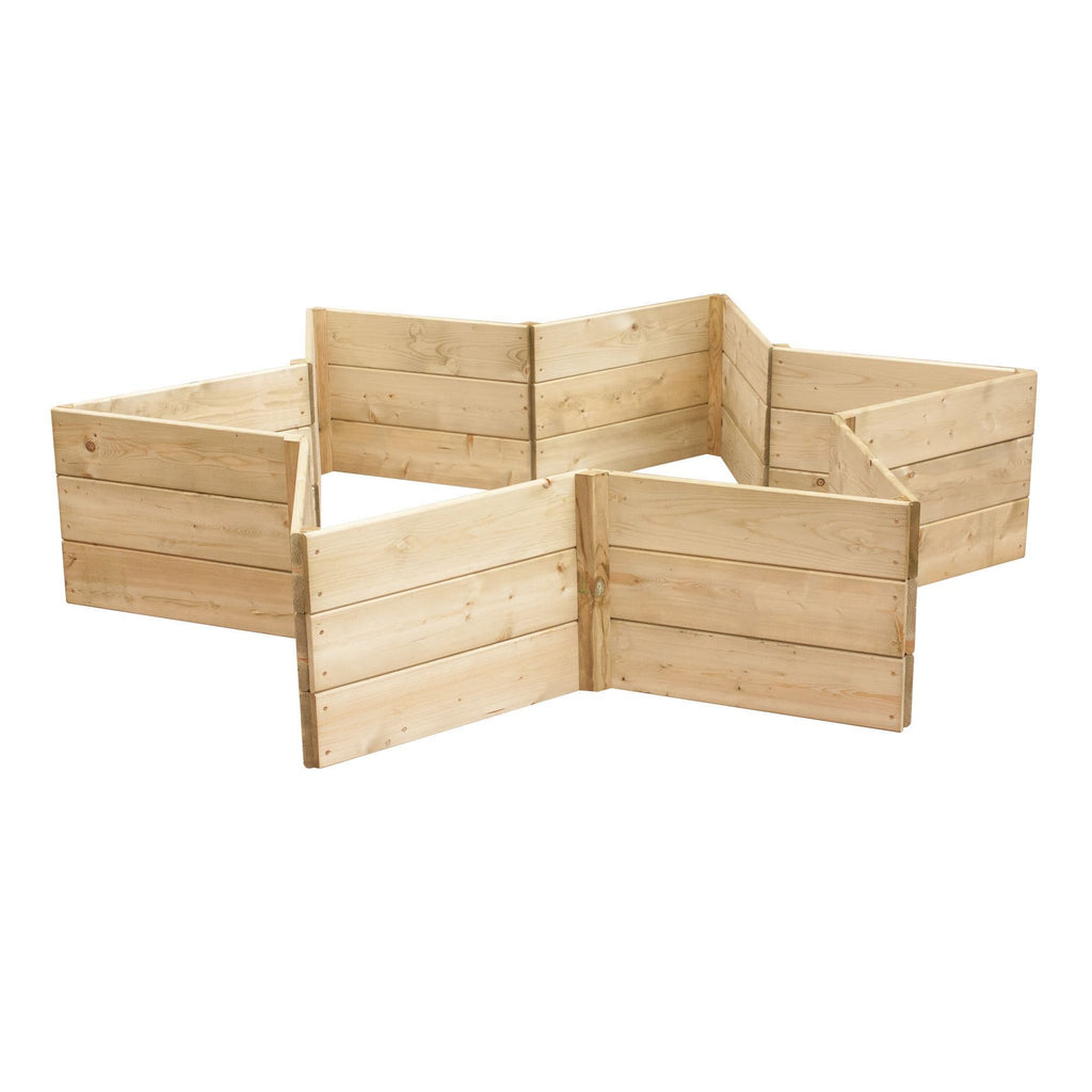 Greena Star Shaped Raised Bed - 3 Tiers