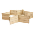 Greena Star Shaped Raised Bed - 3 Tiers