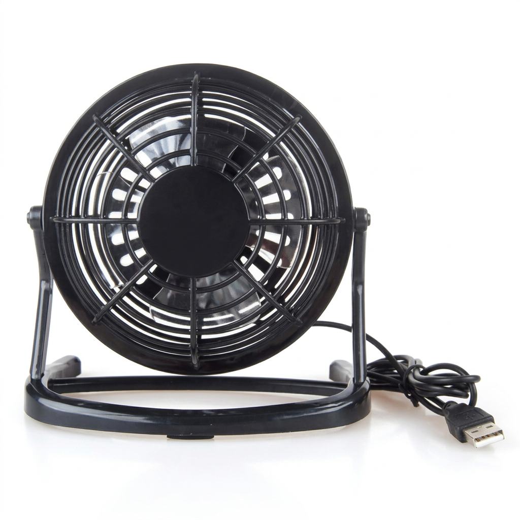 High-resolution mini USB desktop fan