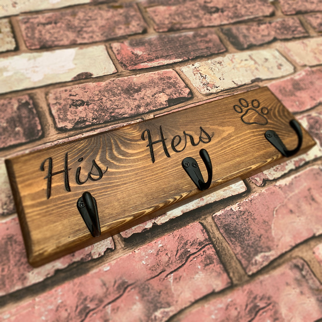 Engraved Keys & Dog Lead Holder