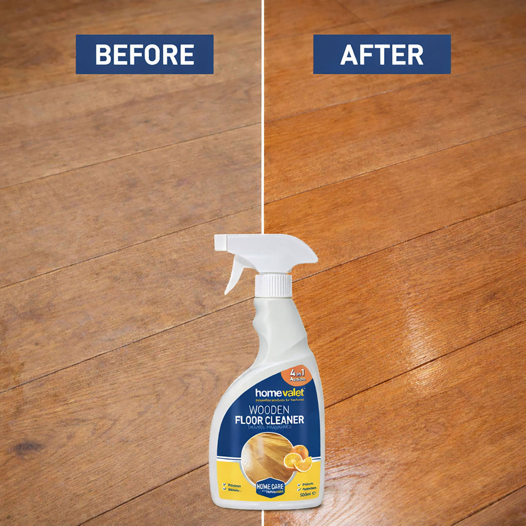 Wooden Floor Cleaner - Direct To Floor Spray Orange Fragrance 500ml