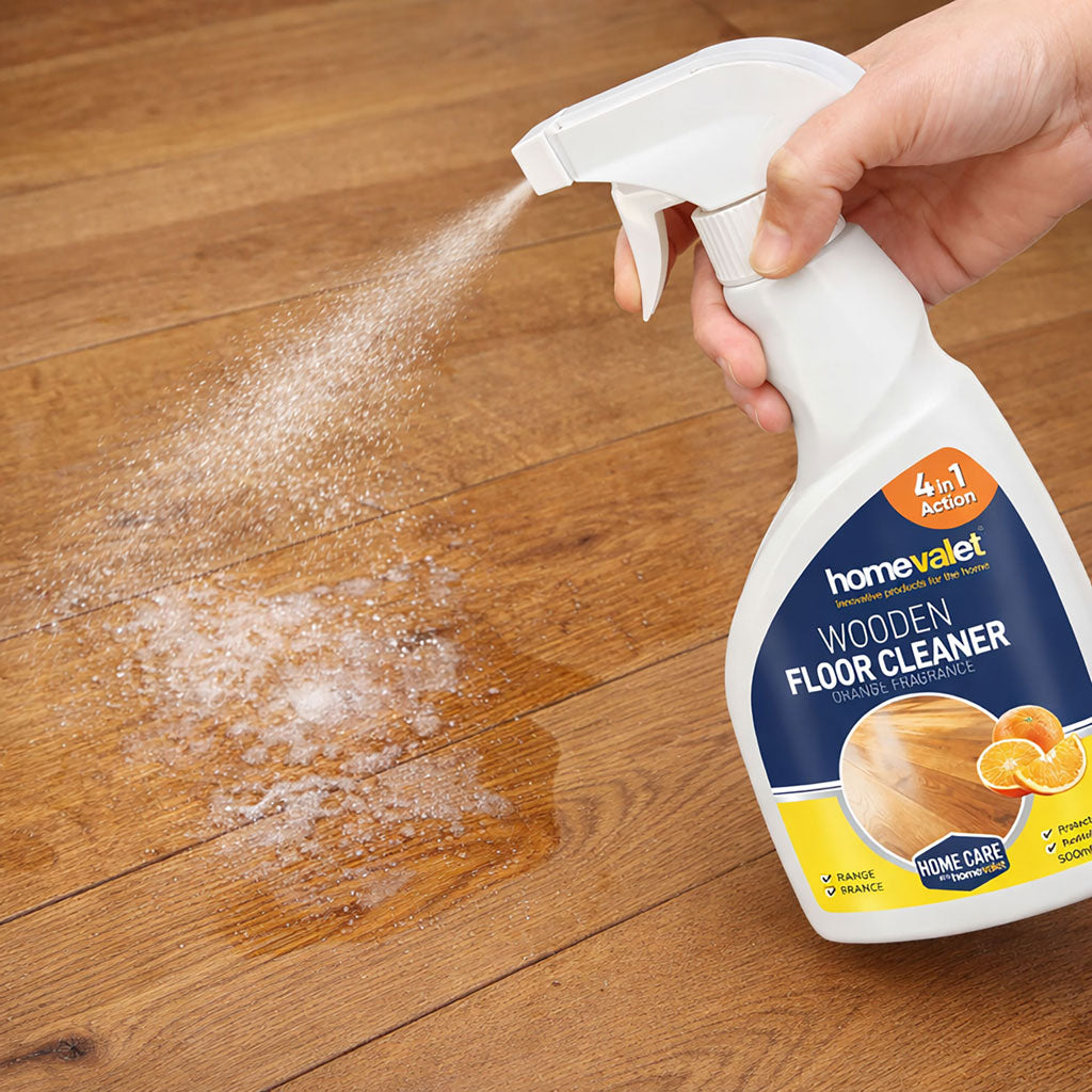 Wooden Floor Cleaner - Direct To Floor Spray Orange Fragrance 500ml