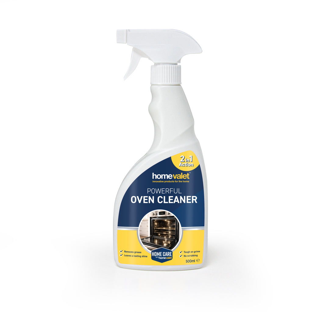 Premium BBQ and Oven Cleaner Spray Set 500ml – Powerful Grease & Burnt Food Remover for Ovens and Hobs, Comes With 1 Pair of Nitrile Disposable Gloves