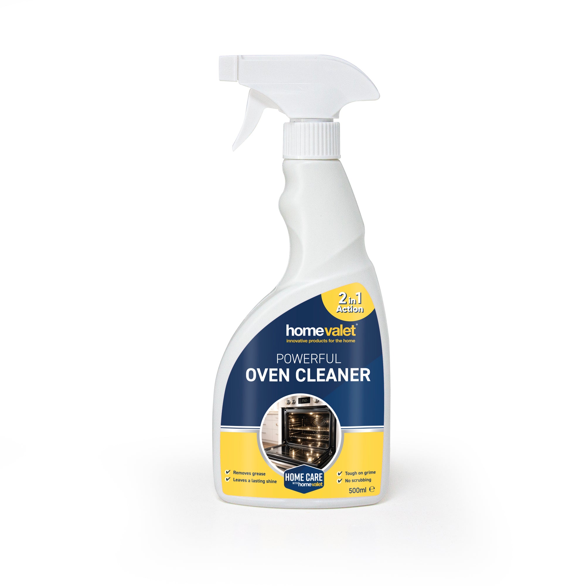 Premium BBQ and Oven Cleaner Spray Set 500ml – Powerful Grease & Burnt Food Remover for Ovens and Hobs, Comes With 1 Pair of Nitrile Disposable Gloves