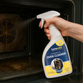 Premium BBQ and Oven Cleaner Spray Set 500ml – Powerful Grease & Burnt Food Remover for Ovens and Hobs, Comes With 1 Pair of Nitrile Disposable Gloves