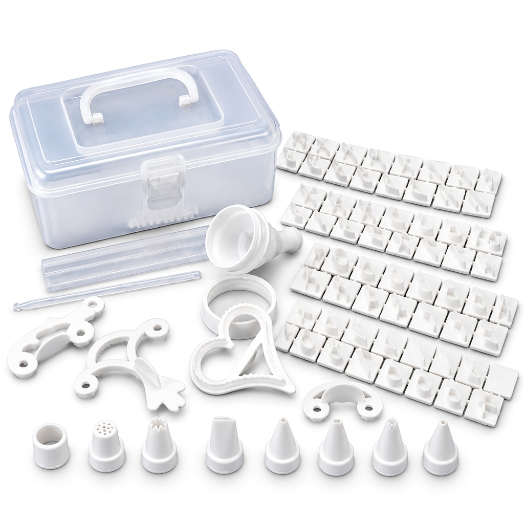 Improved cake decorating set main image