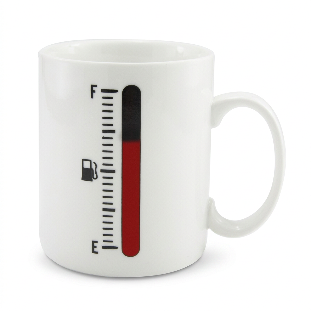 Improved fuel gauge mug product image