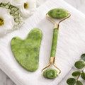 Jade Gua Sha Stone & Facial Massager Set