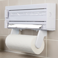 Kitchen dispenser mounted on a kitchen wall