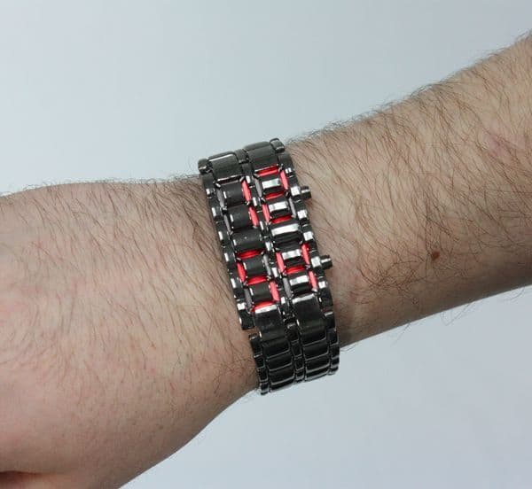 LED Carbon Samurai Watch