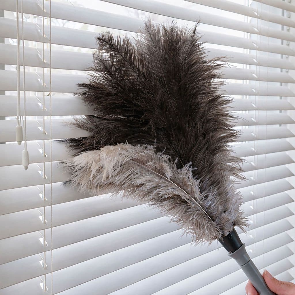Long Reach Ostrich Feather Duster with Slimline Telescopic Handle
