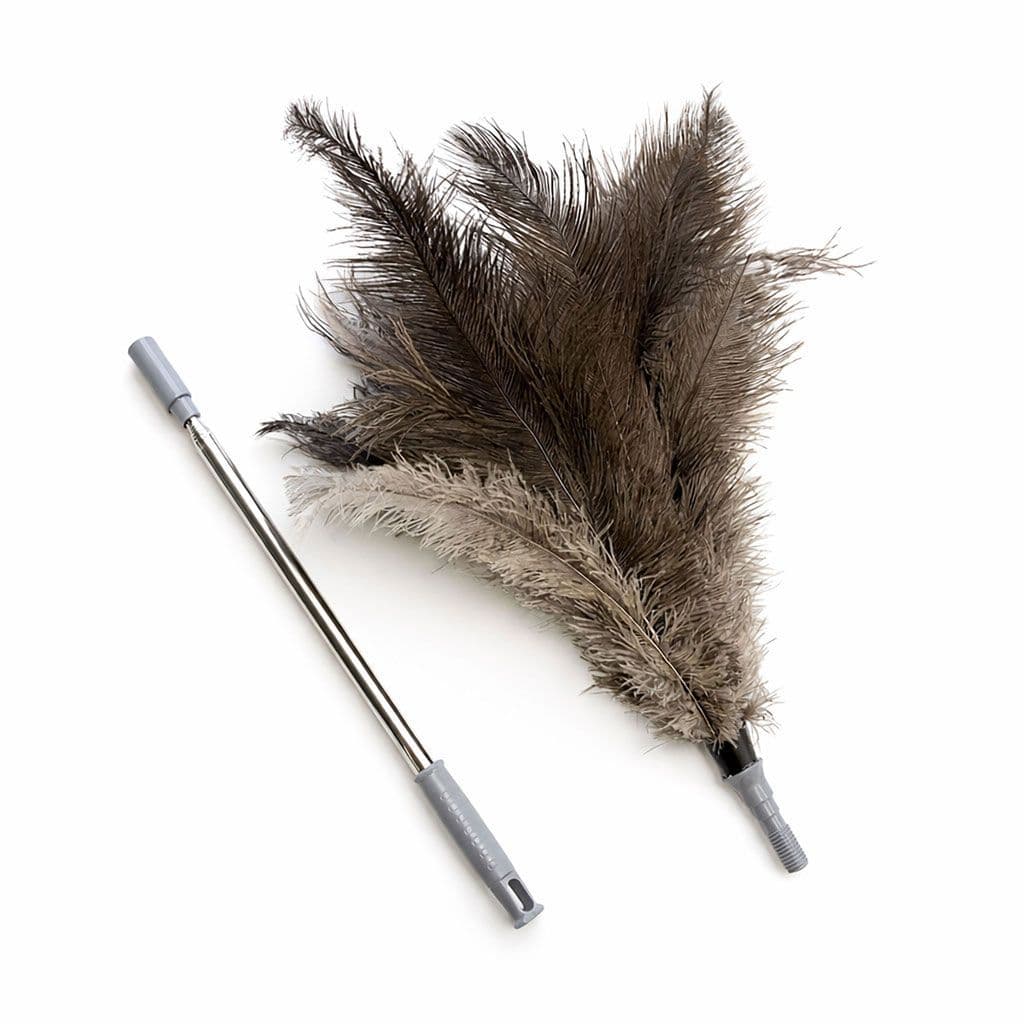 Long Reach Ostrich Feather Duster with Slimline Telescopic Handle