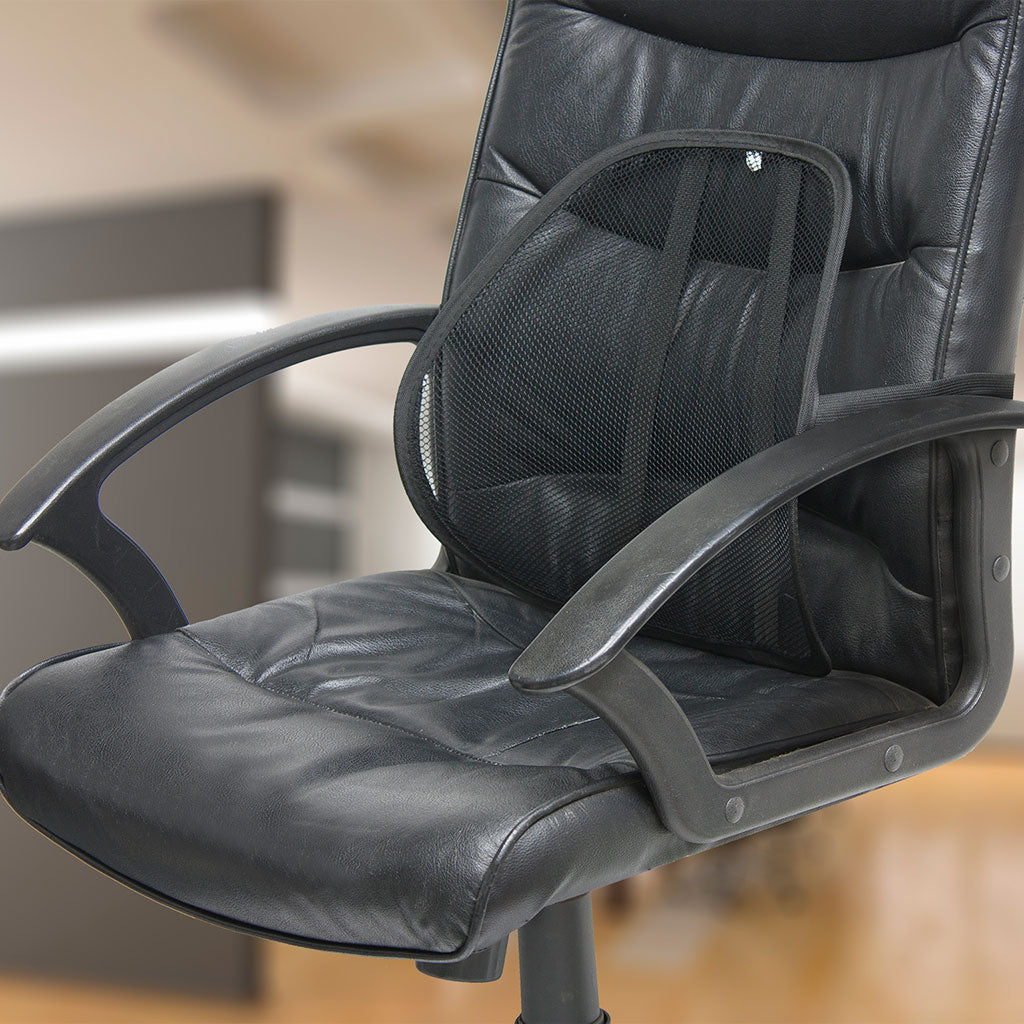 Mesh Lumbar Support – Breathable Car & Office Back Support