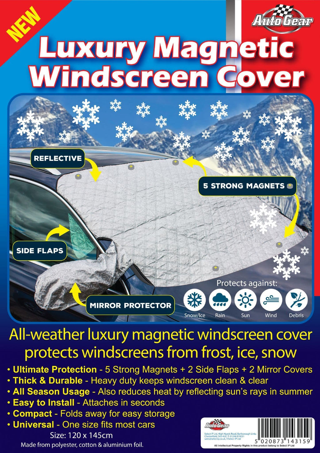 Luxury Car Windscreen Cover