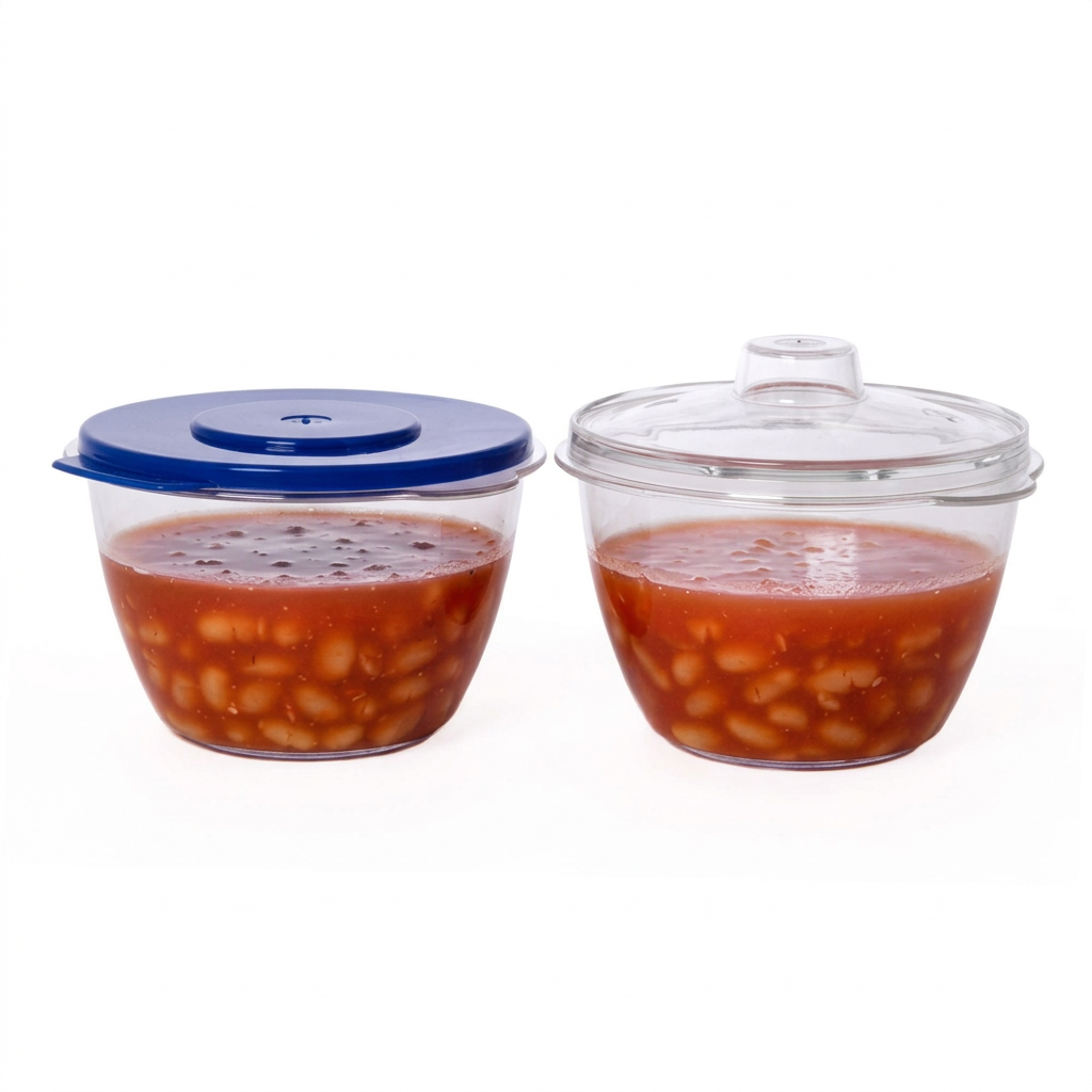 Mini food pots with their original lids
