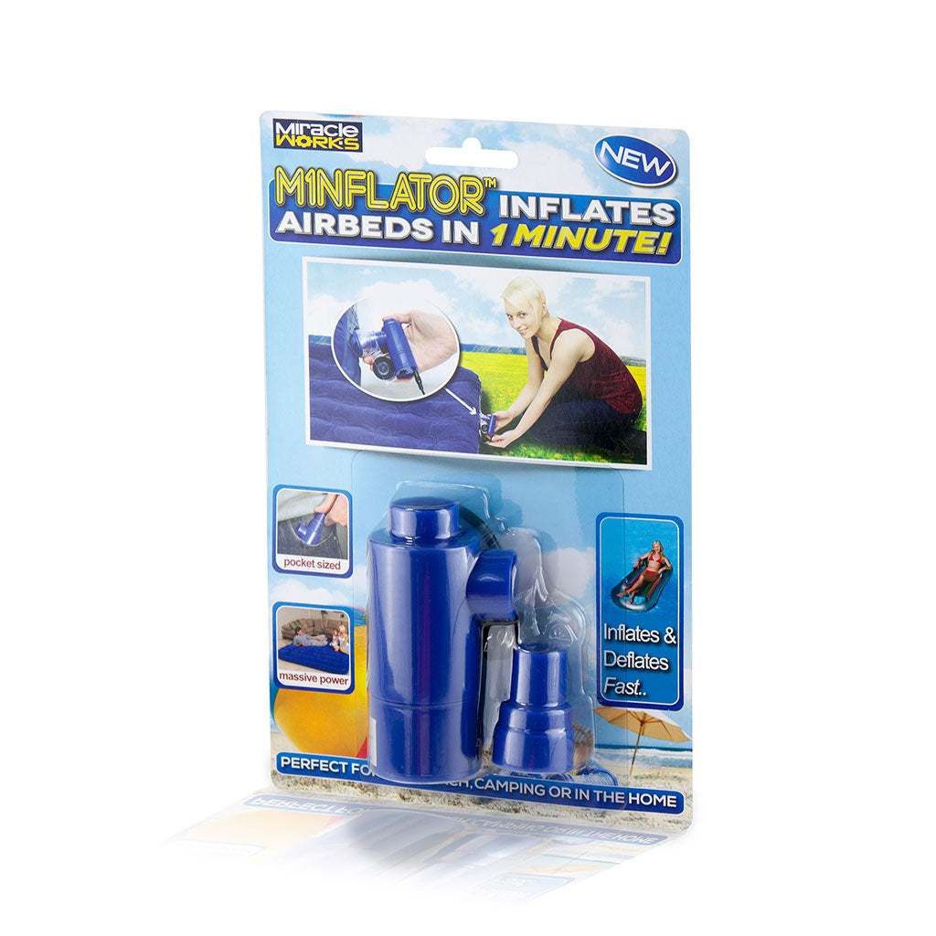 Minflator – Pocket Air Pump for Airbeds Dinghies & Inflatables
