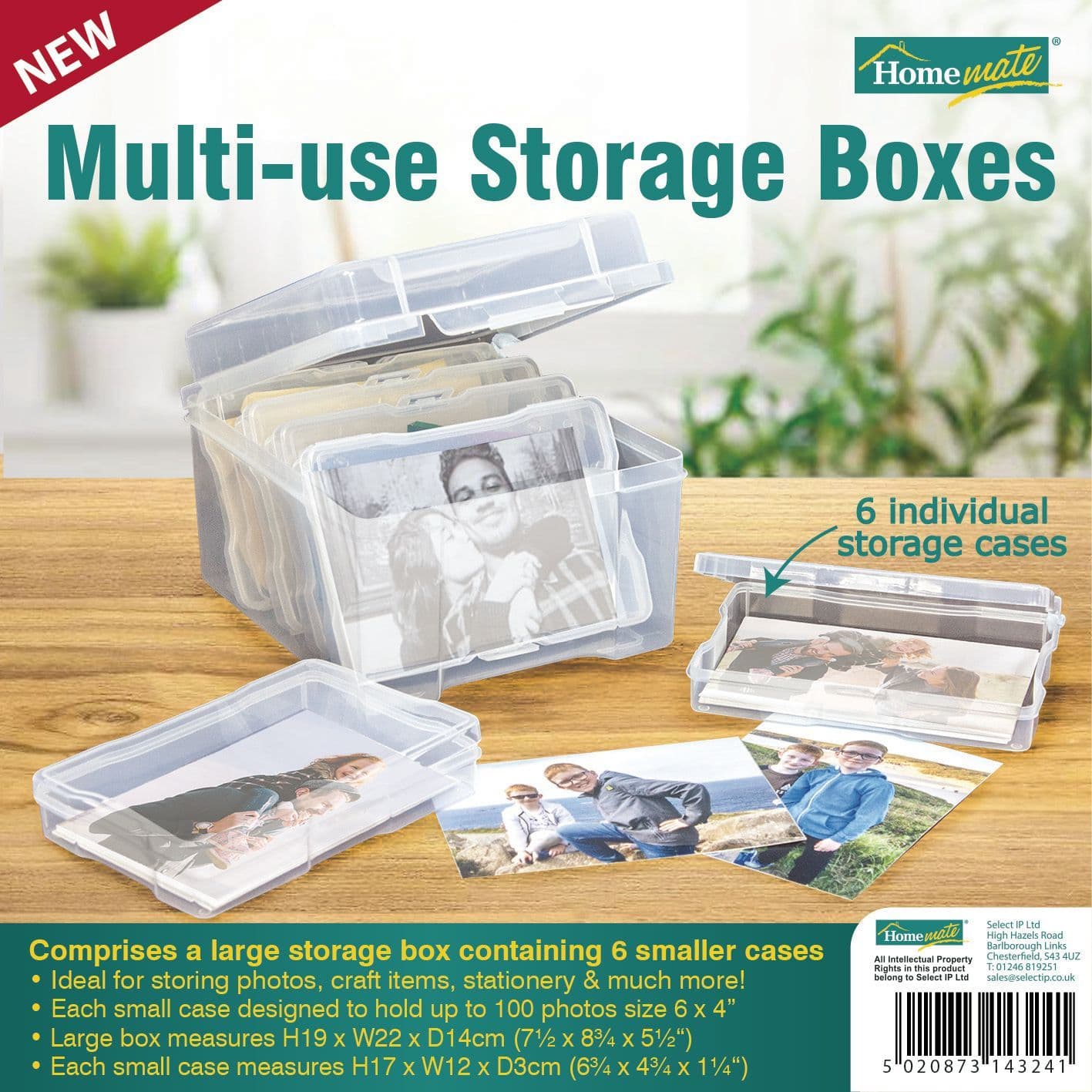Multi-Use Storage Boxes