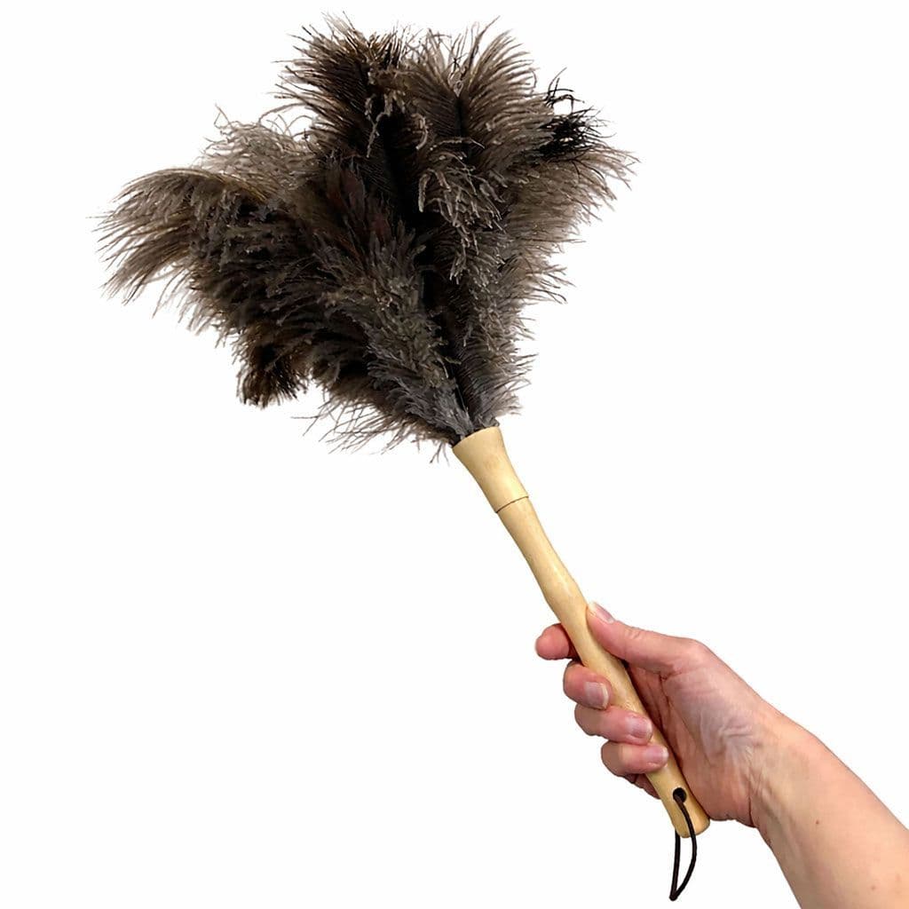 Ozzie Ostrich Feather Handheld Duster