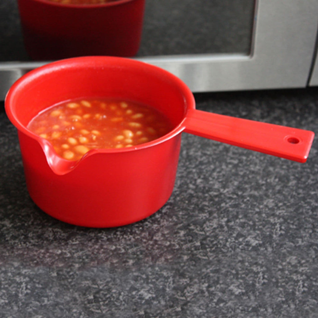 Red Microwave Saucepan with Lid