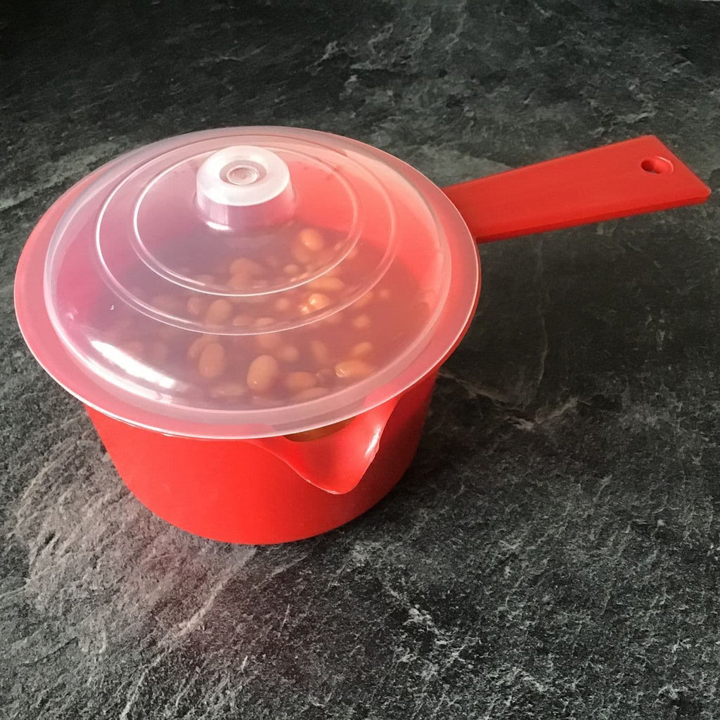 Red Microwave Saucepan with Lid