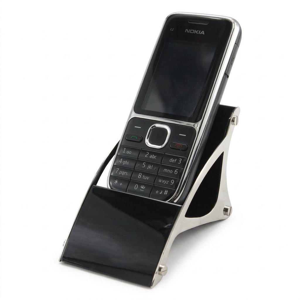 Sharper image of the desktop holder with its original keypad phone