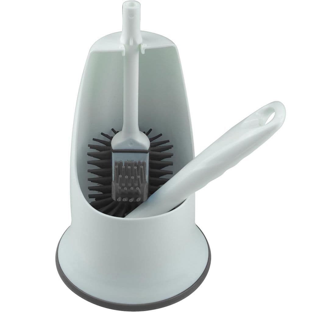 Silicone Under Rim Toilet Brush & Holder