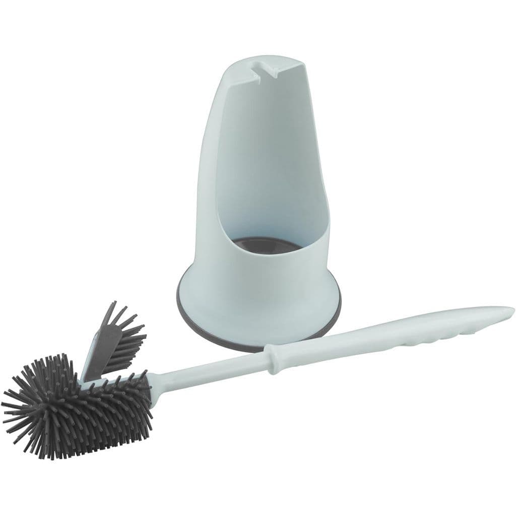 Silicone Under Rim Toilet Brush & Holder