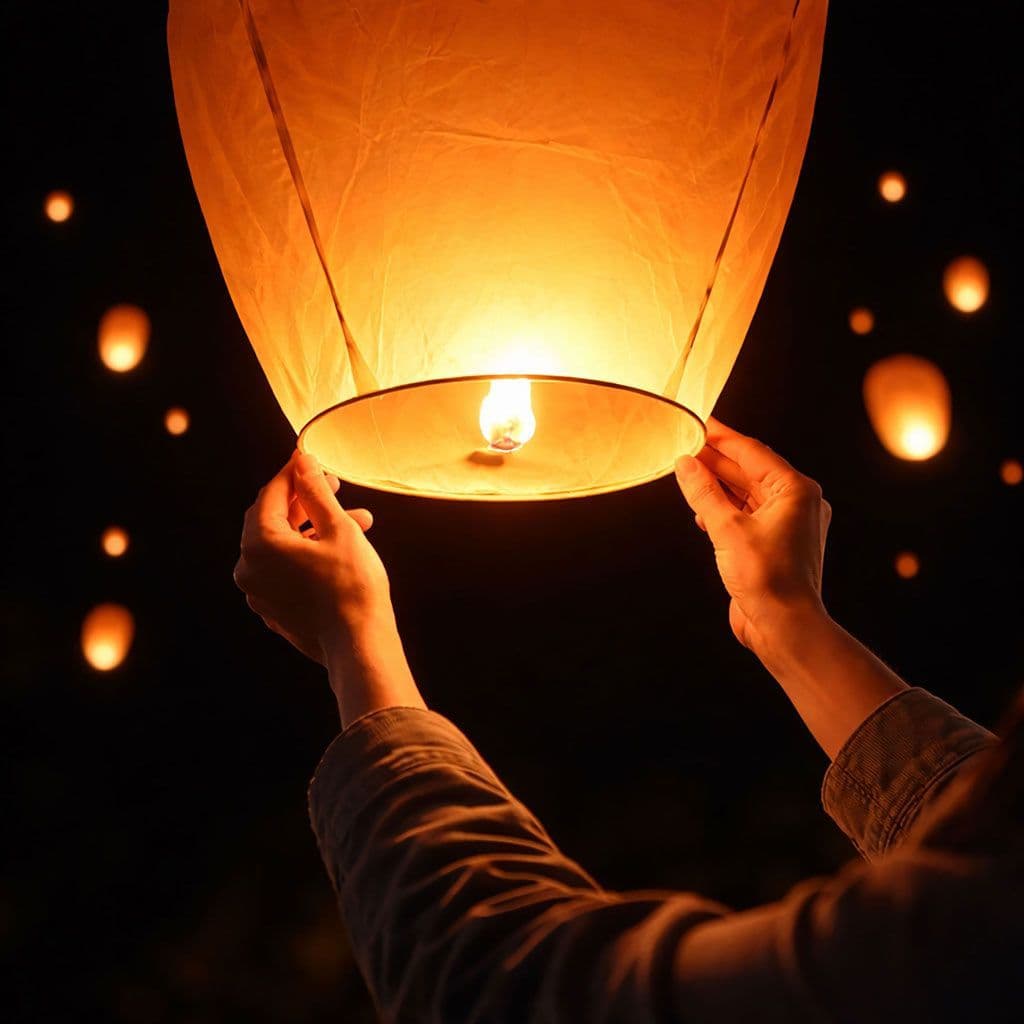 Sky Lanterns - 5 pack
