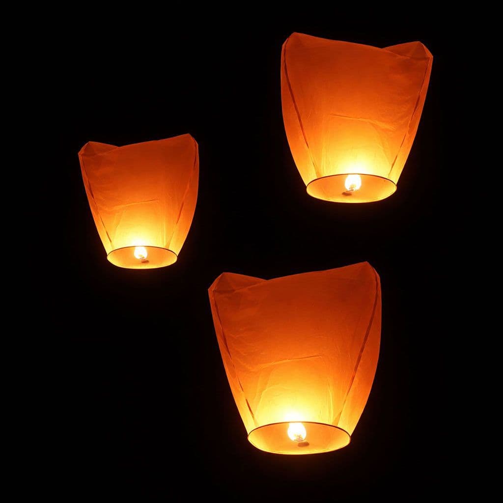 Sky Lanterns - 5 pack