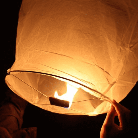 Sky Lanterns - 5 pack
