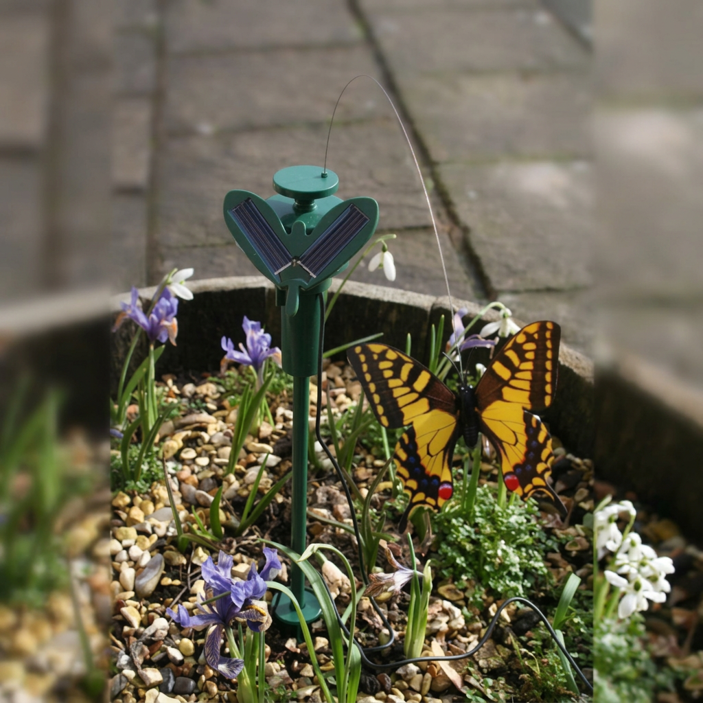 Solar fluttering butterfly product detail