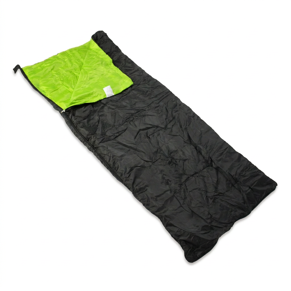 Square sleeping bag image on white