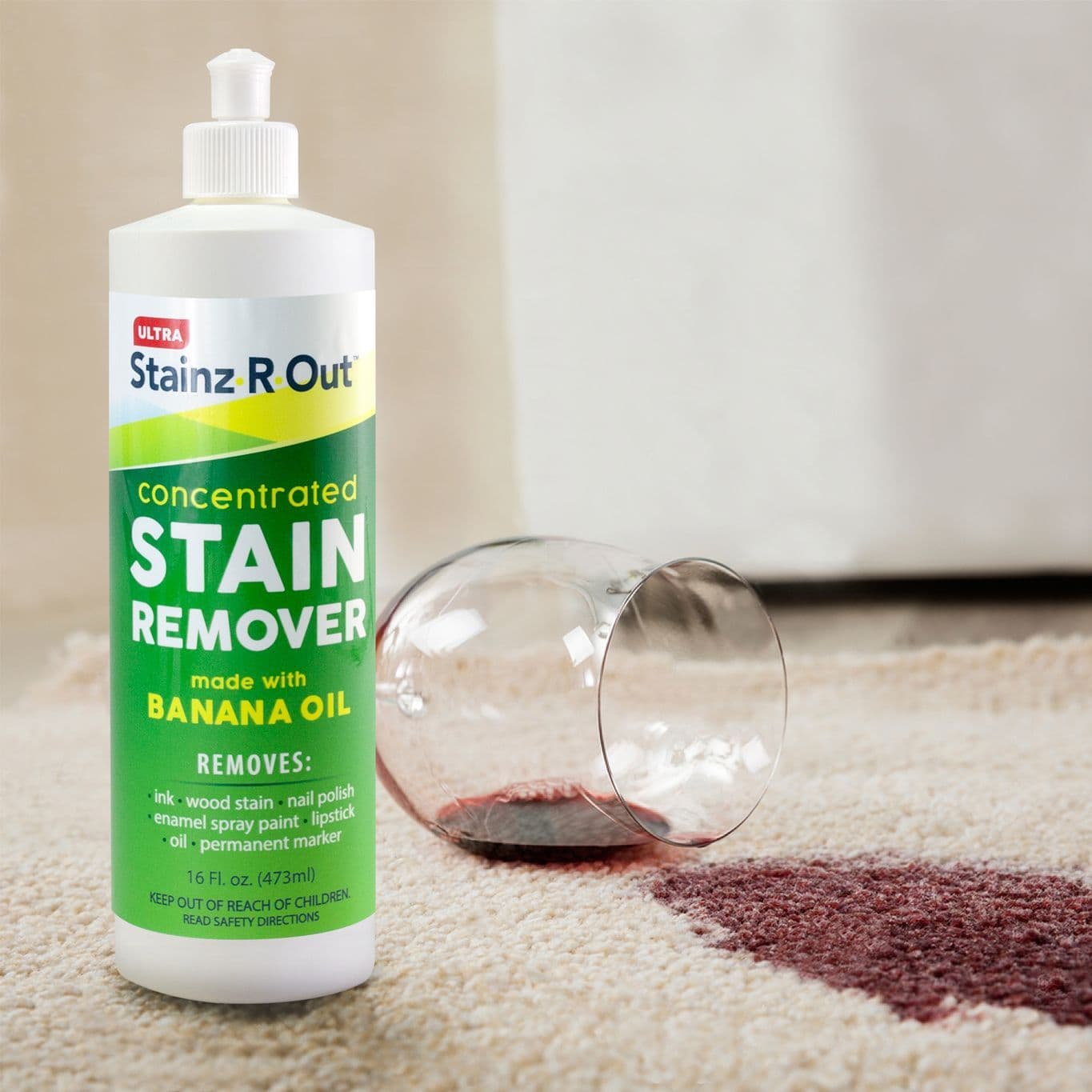 Stainz R Out - Concentrated Stain Remover - For All Fabrics Rugs And Cloth  473ml