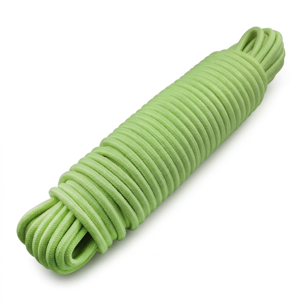 Thirty-metre glow-in-the-dark rope bundle on white