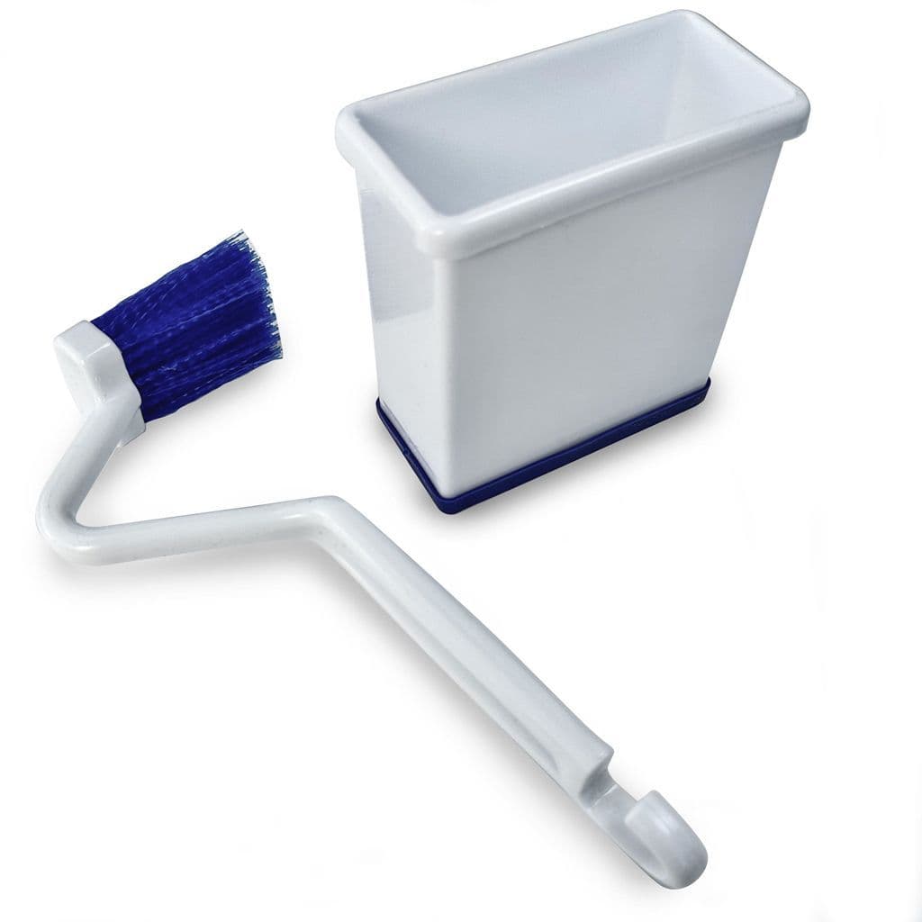 Under Rim Toilet Brush & Holder