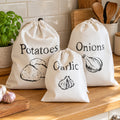 Vegetable Storage Bags – Breathable Produce Storage Sacks