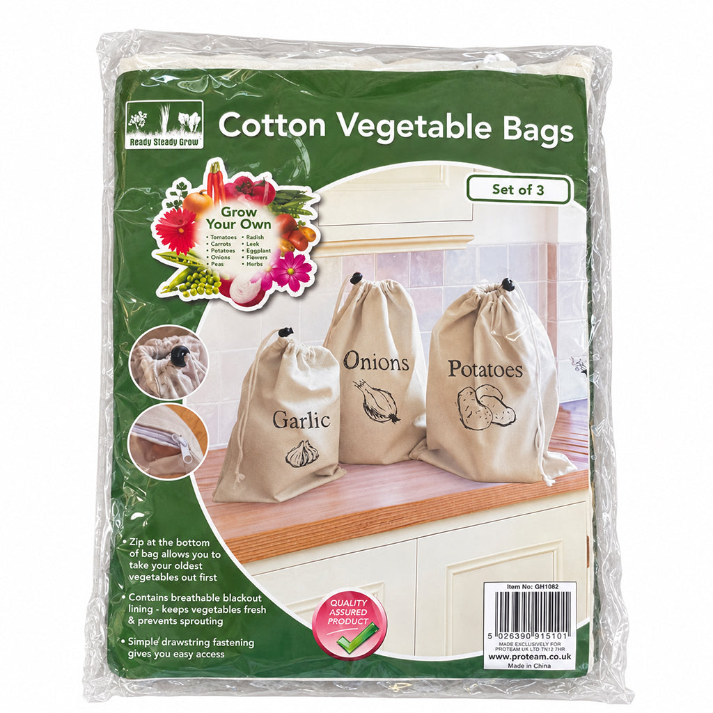 Vegetable Storage Bags – Breathable Produce Storage Sacks