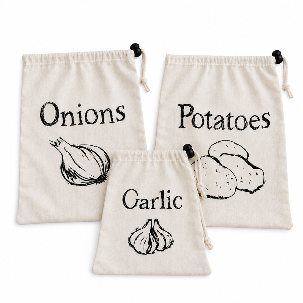 Vegetable Storage Bags – Breathable Produce Storage Sacks